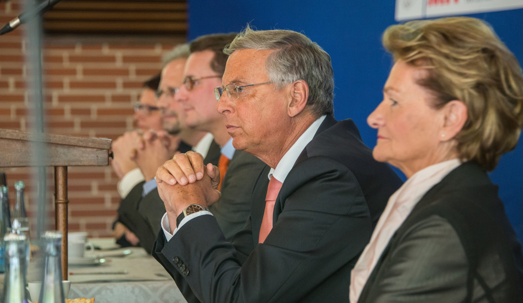 Innenausschussvorsitzender Wolfgang Bosbach MdB zu Gast in Bocholt