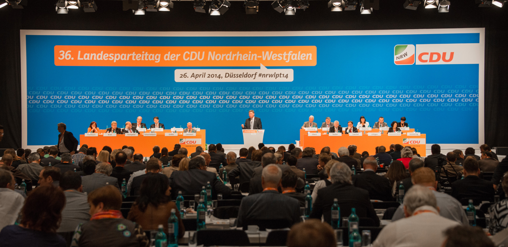 Mehr als 600 Delegierte treffen sich zum Parteitag in Dsseldorf
