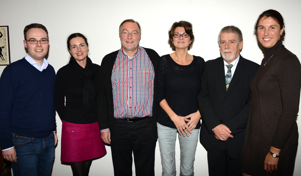 Thomas Eusterfeldhaus, Kerstin Krasenbrink, Alfred Lffler, Barbara Flting, Reiner Bones und Silke Sommers (v.l.)